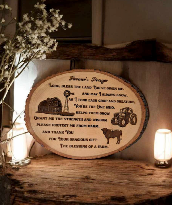 Farmer's Prayer Plaque