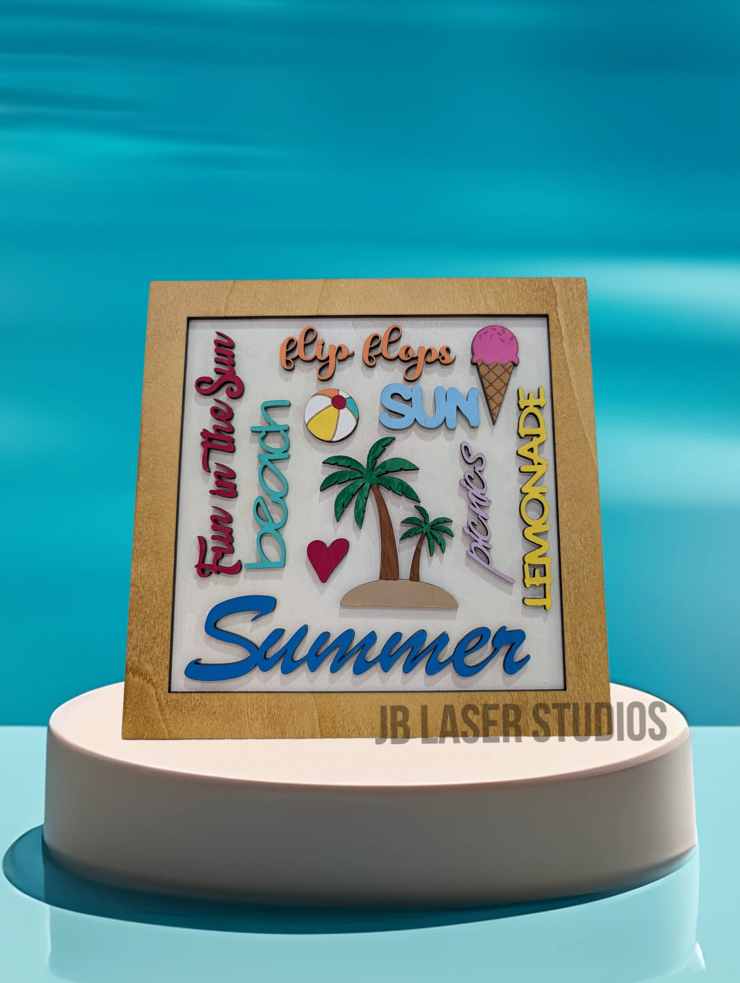 Summer Collage Sign