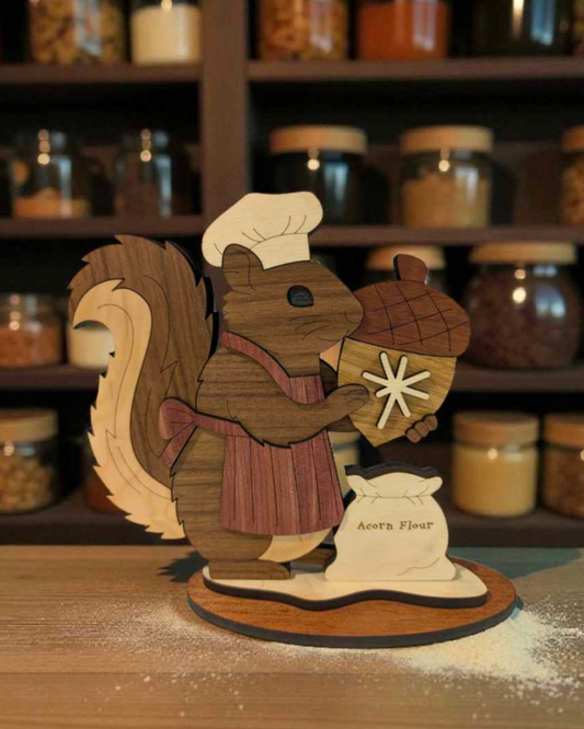 Gingerbread Baker Squirrel