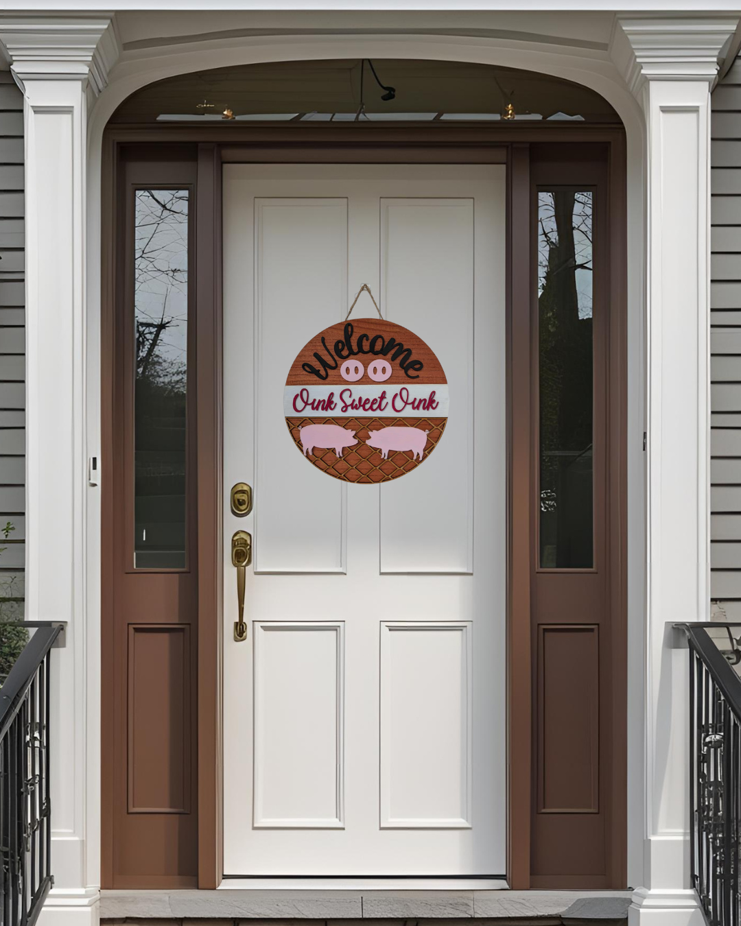 Oink Sweet Oink Door Hanger